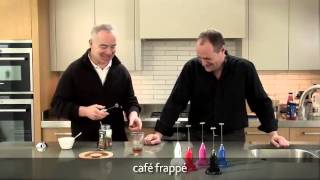 How to make a frappé coffee using an aerolatte milk frother [upl. by Stroup229]