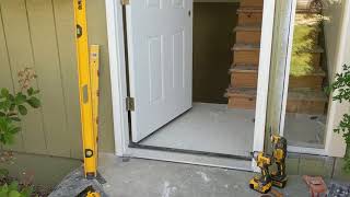 Jeld Wen Front Door Installation  Really crappy products and craftsmanship PART 1 [upl. by Kent801]