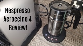 Nespresso Aeroccino 4 Milk Frother Review  Worth upgrading from the Aeroccino 3 [upl. by Otineb998]