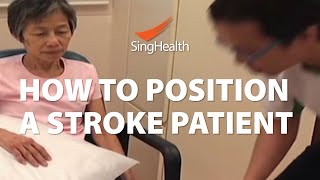 How To Position A Stroke Patient [upl. by Rod]