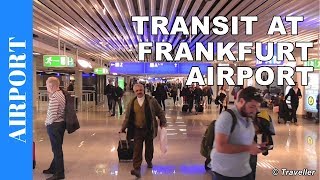 TRANSIT WALK AT FRANKFURT Airport FRA Terminal 1  Connection Flight Transfer Arriving amp Departing [upl. by Lamdin]